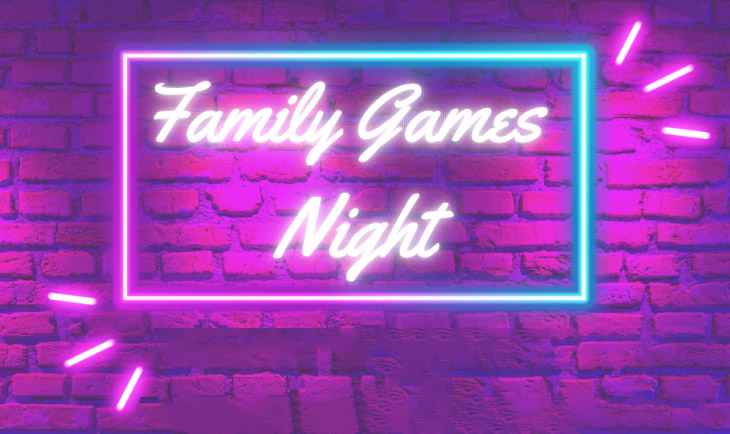 family game night poster