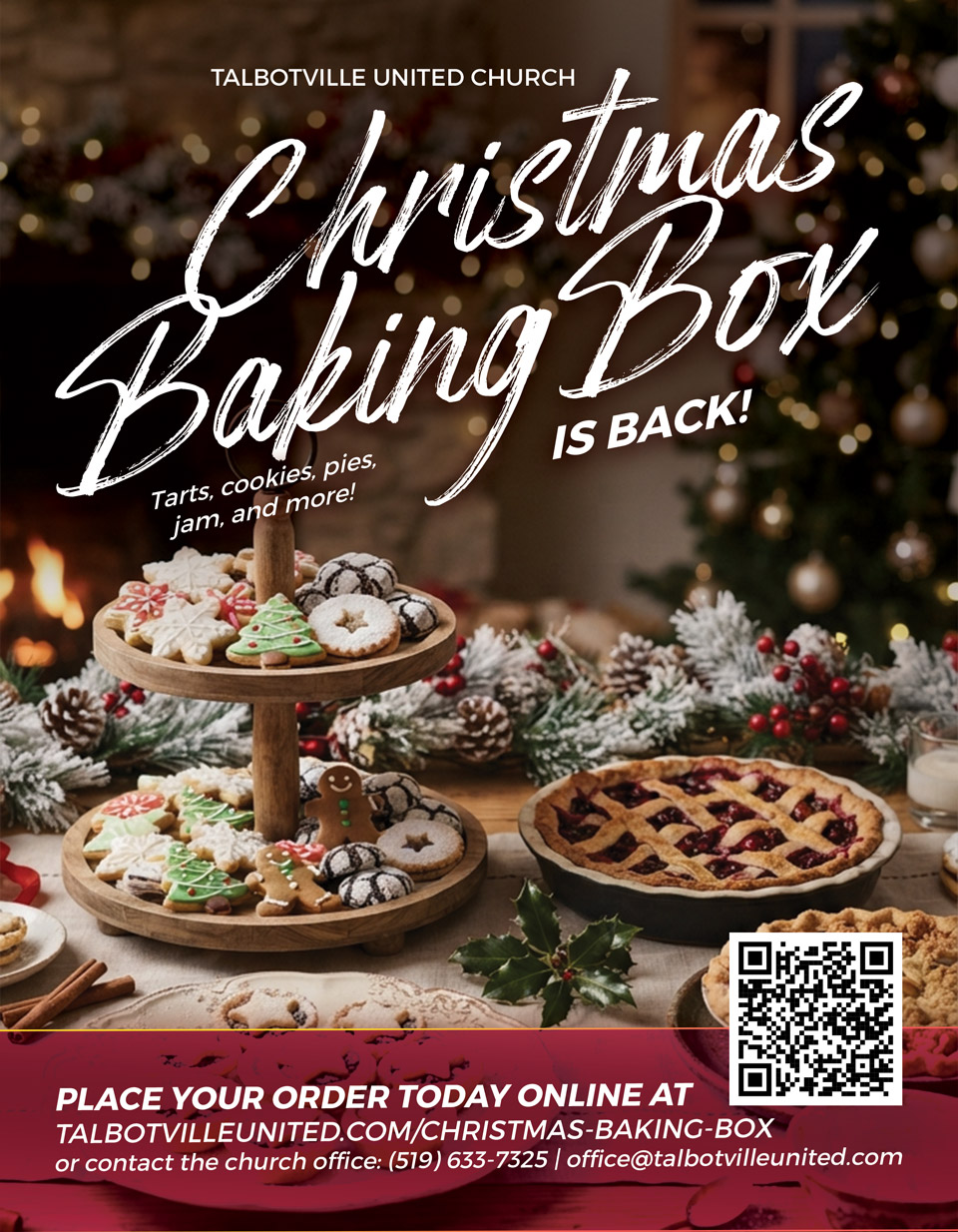 Christmas baking poster